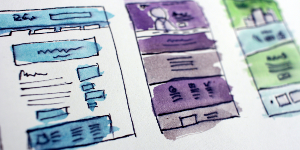 Hand-drawn wireframes, a fundamental practice to learn to start UI designing 